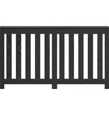 VidaXL Radiatorafdekking Zwart Eiken 149 x 20 x 82 cm