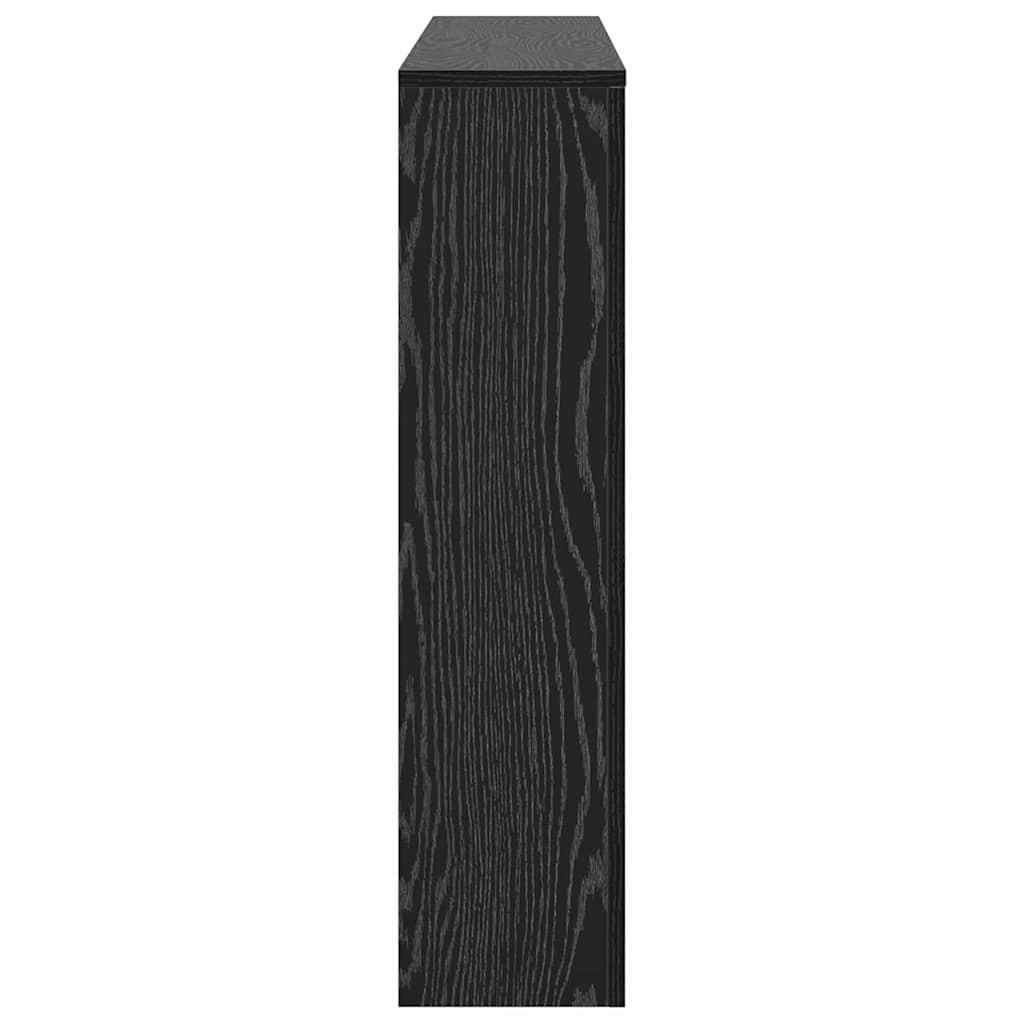 VidaXL Radiatorafdekking Zwart Eiken 149 x 20 x 82 cm