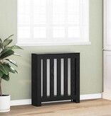 VidaXL Radiatorafdekking Zwart Eiken 78 x 20 x 82 cm