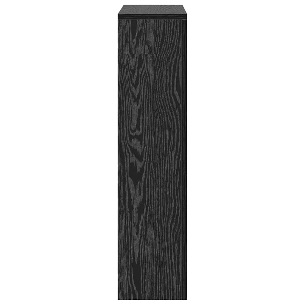 VidaXL Radiatorafdekking Zwart Eiken 78 x 20 x 82 cm