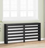 VidaXL Radiatorafdekking Zwart Eiken 175 x 20 x 82 cm