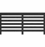 VidaXL Radiatorafdekking Zwart Eiken 175 x 20 x 82 cm