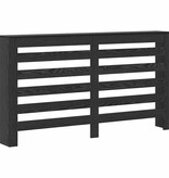 VidaXL Radiatorafdekking Zwart Eiken 149 x 20 x 82 cm