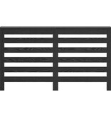 VidaXL Radiatorafdekking Zwart Eiken 149 x 20 x 82 cm