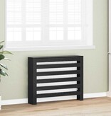 VidaXL Radiatorafdekking Zwart Eiken 104 x 20 x 82 cm