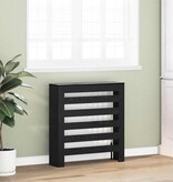 VidaXL Radiatorafdekking Zwart Eiken 78 x 20 x 82 cm
