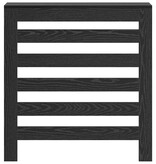 VidaXL Radiatorafdekking Zwart Eiken 78 x 20 x 82 cm