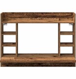 VidaXL Aan de muur bevestigd bureau Oud hout 105 x 48 x 75 cm