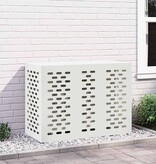 VidaXL Airconditioner hoes Wit 110 x 50 x 80 cm Staal