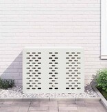 VidaXL Airconditioner hoes Wit 110 x 50 x 80 cm Staal