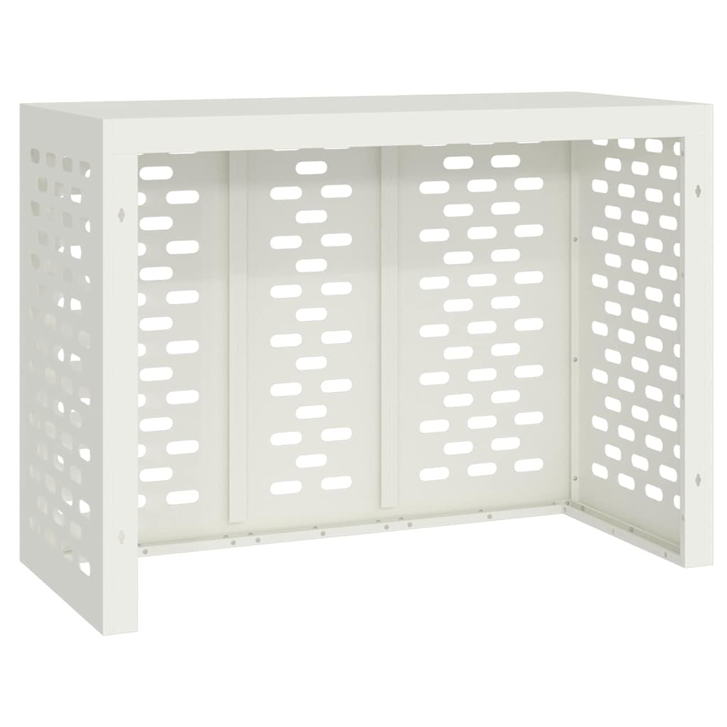 VidaXL Airconditioner hoes Wit 110 x 50 x 80 cm Staal