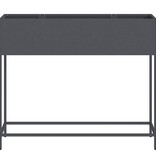 VidaXL Verhoogde Tuin Plantbak Antraciet 100 x 26 x 82 cm Staal