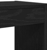 VidaXL Boekenkast Zwart eiken 40 x 30 x 198 cm Bewerkt hout