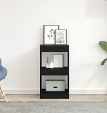 VidaXL Boekenkast Zwart eiken 40 x 30 x 71.5 cm Bewerkt hout