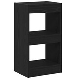 VidaXL Boekenkast Zwart eiken 40 x 30 x 71.5 cm Bewerkt hout