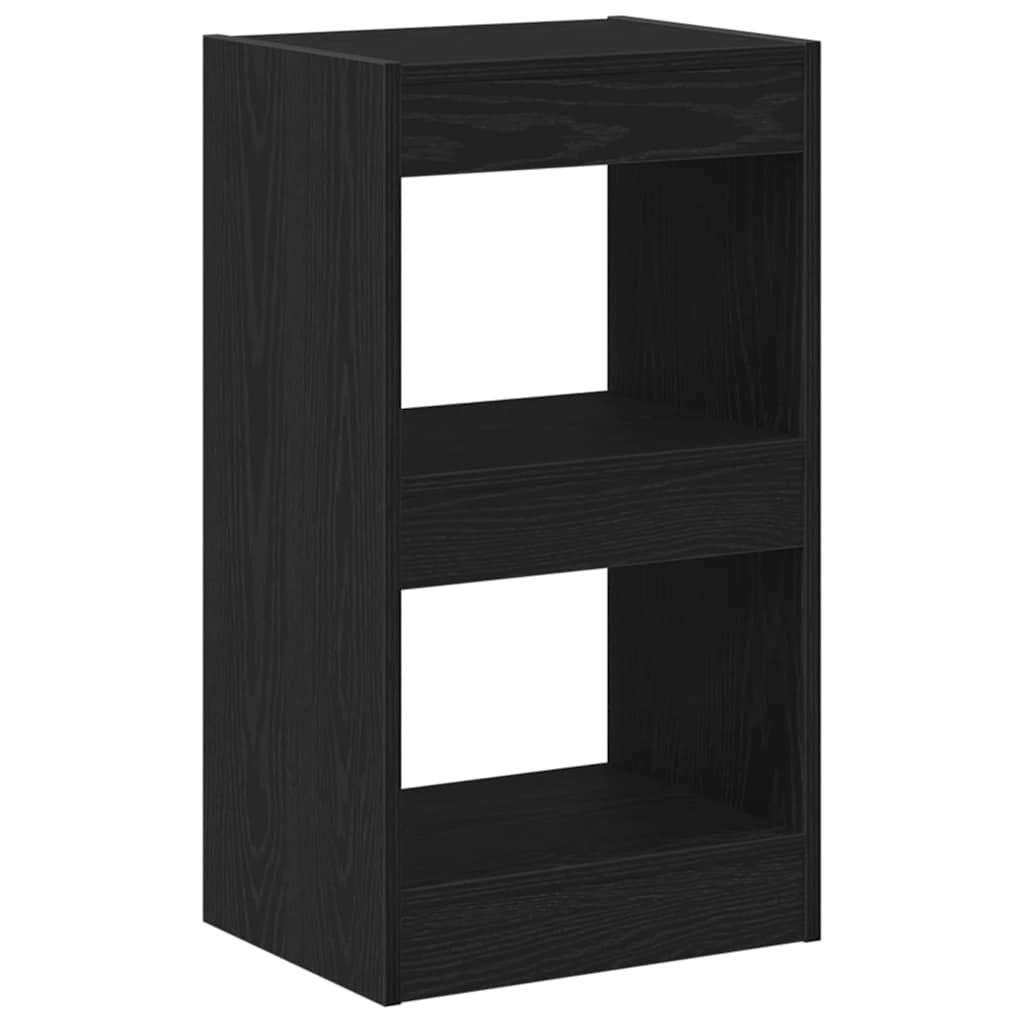 VidaXL Boekenkast Zwart eiken 40 x 30 x 71.5 cm Bewerkt hout