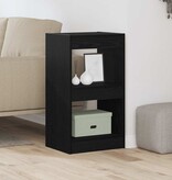 VidaXL Boekenkast Zwart eiken 40 x 30 x 71.5 cm Bewerkt hout