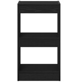 VidaXL Boekenkast Zwart eiken 40 x 30 x 71.5 cm Bewerkt hout