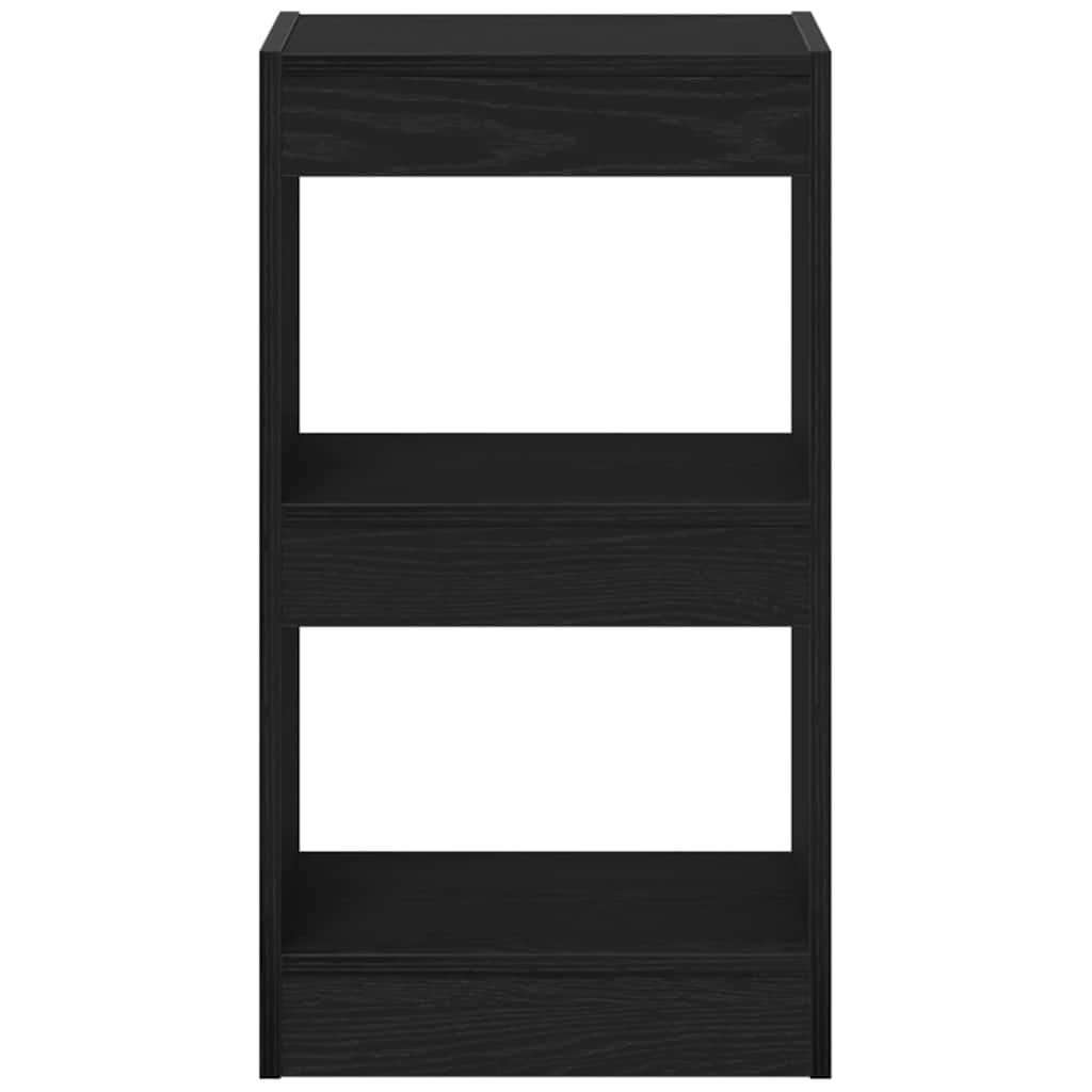 VidaXL Boekenkast Zwart eiken 40 x 30 x 71.5 cm Bewerkt hout