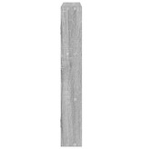 VidaXL Wandschap 43x9x60 cm bewerkt hout grijs sonoma eikenkleurig