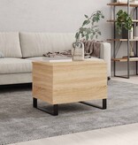 VidaXL Salontafel 60x44,5x45 cm bewerkt hout sonoma eikenkleurig