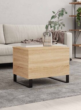 VidaXL Salontafel 60x44,5x45 cm bewerkt hout sonoma eikenkleurig