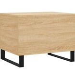 VidaXL Salontafel 60x44,5x45 cm bewerkt hout sonoma eikenkleurig