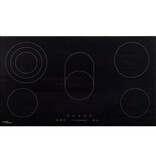 VidaXL Keramische kookplaat 5 kookzones aanraakbediening 8500 W 77 cm