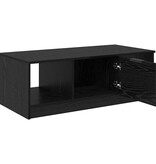 VidaXL Salontafel Zwart eiken 100 x 50 x 36 cm Bewerkt hout
