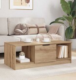 VidaXL Salontafel artisanaal eikenkleurig 100 x 50 x 36 cm