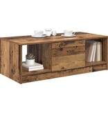 VidaXL Salontafel Oud hout 100 x 50 x 36 cm Bewerkt hout