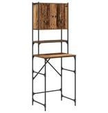 VidaXL Wasmachinekast Oud hout 68 x 48,5 x 194 cm 1 x Wasmachinekast