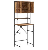 VidaXL Wasmachinekast Oud hout 68 x 48,5 x 194 cm 1 x Wasmachinekast