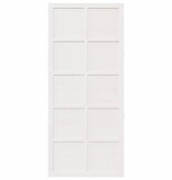 VidaXL Schuifdeur Wit 80 x 210 cm Massief grenenhout