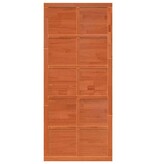 VidaXL Schuifdeur Wasbruin 100 x 210 cm Massief grenenhout