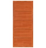 VidaXL Schuifdeur Wasbruin 90 x 208 cm Massief grenenhout
