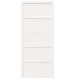 VidaXL Schuifdeur Wit 100 x 208 cm Massief grenenhout