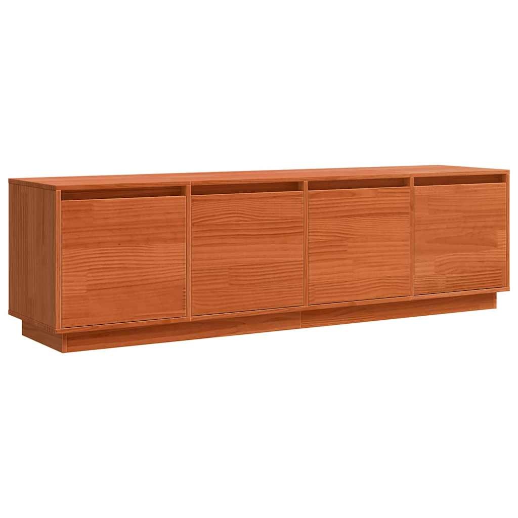 VidaXL TV-kast Bruin 156 x 37 x 45 cm Massief grenenhout