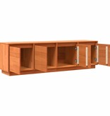 VidaXL TV-kast Bruin 156 x 37 x 45 cm Massief grenenhout