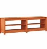 VidaXL Schoenenbank Wasbruin 160 x 36,5 x 50 cm Massief grenenhout