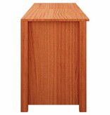 VidaXL Schoenenbank Wasbruin 160 x 36,5 x 50 cm Massief grenenhout