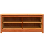 VidaXL Schoenenbank Wasbruin 110 x 38 x 45.5 cm Massief grenenhout