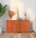 VidaXL Dressoir Bruin 111 x 34 x 60 cm Massief grenenhout