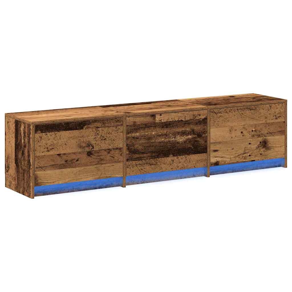 VidaXL TV-kast met lade Oud hout 162,5 x 34 x 40 cm Bewerkt hout