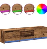 VidaXL TV-kast met lade Oud hout 162,5 x 34 x 40 cm Bewerkt hout