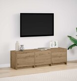 VidaXL TV-kast artisanaal eikenkleurig 140 x 34 x 40 cm Bewerkt hout