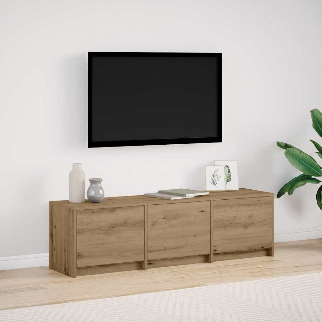 VidaXL TV-kast artisanaal eikenkleurig 140 x 34 x 40 cm Bewerkt hout