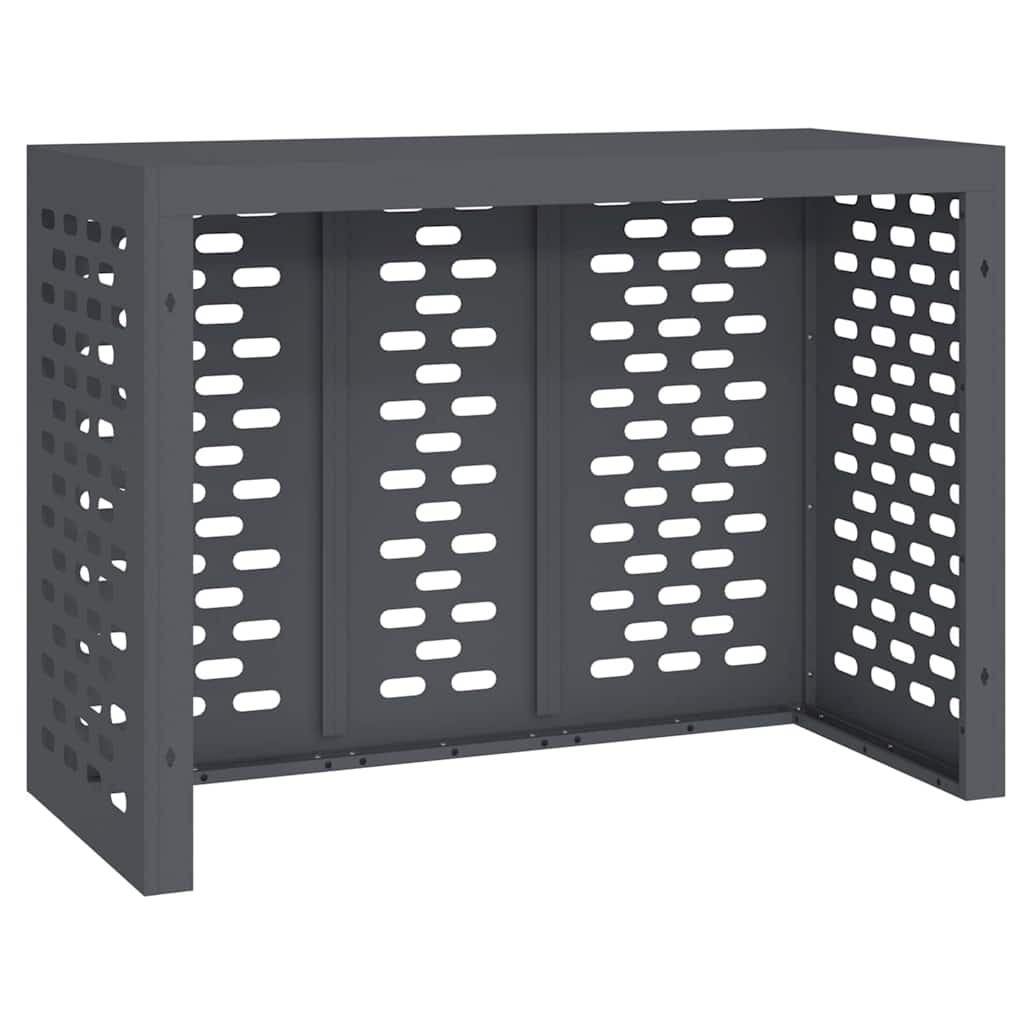VidaXL Airconditioner hoes Antraciet 110 x 50 x 80 cm Staal
