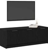 VidaXL TV-kast Zwart eiken 102 x 35 x 36.5 cm Bewerkt hout