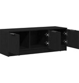 VidaXL TV-kast Zwart eiken 102 x 35 x 36.5 cm Bewerkt hout